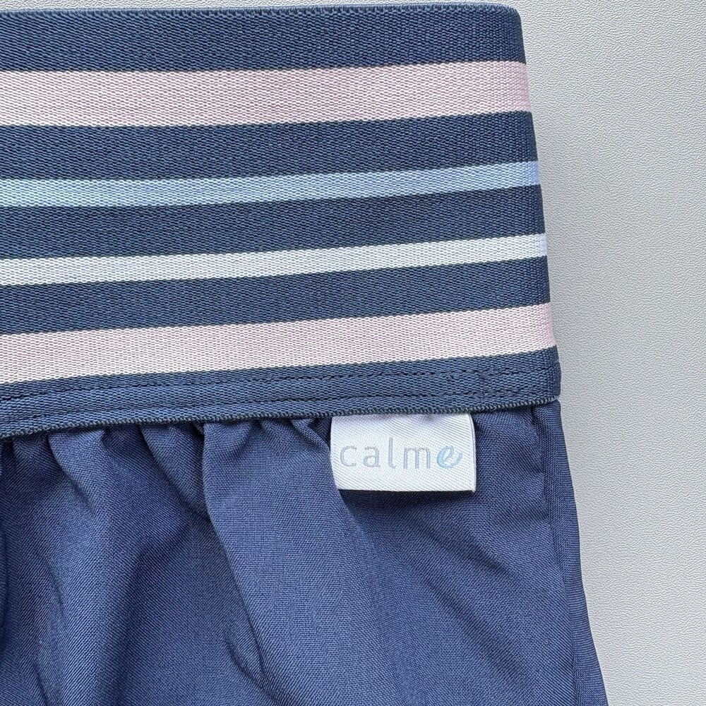 Calme Johnny Was Tennis Skirt Skort Women Large Blue Pleated Built In Shorts - Picture 4 of 14